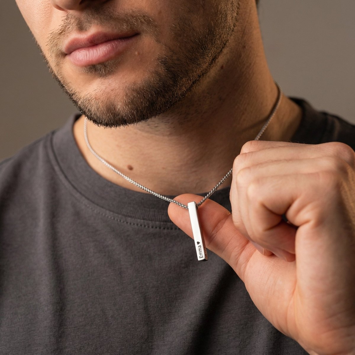 Säulenkette mit Gravur - Papasplatz