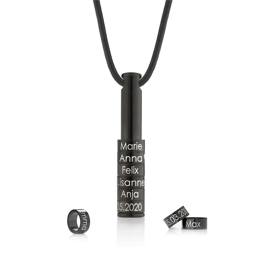 Gravierte Ketten Ringe - Papasplatz